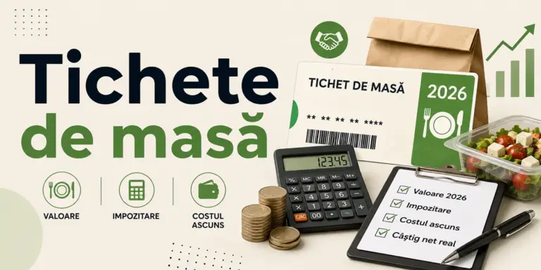 Tichete de masă 2026: valoare, impozitare și costul ascuns pe care nimeni nu îl calculează
