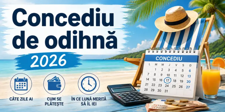 Concediu de odihnă 2026: câte zile ai, cum se plătește și în ce lună merită să îl iei